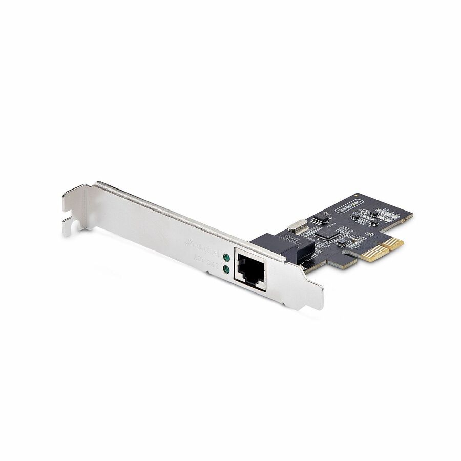 StarTech 1-Port 2.5G NBASE-T PCIe Network Card, Computer Network Interface Card, Intel®I225-V; Single-Port Ethernet, Multi-Gigabit NIC