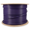 AddOn 1000ft Non-Terminated Purple CAT 6 Plenum-Rated Bulk Cable