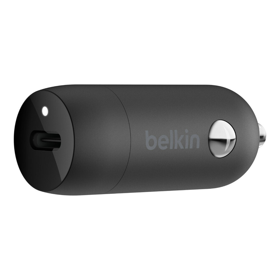 Belkin Boost↑Charge™ 30W Fast Car Charger, Compact Design w/USB-C Power Delivery Port, Universal Compatibility for iPhone 14, Galaxy S23, Note Series, and More - Black