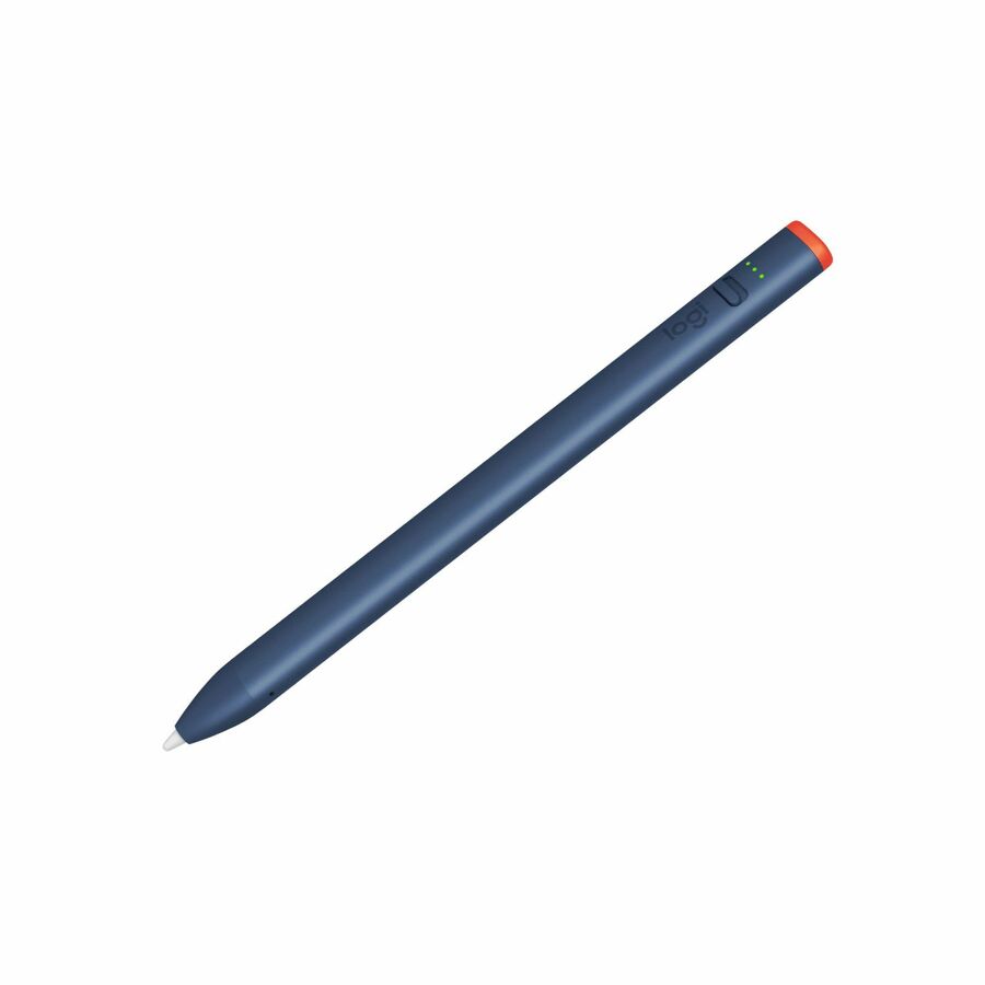 Logitech Crayon digital pencil for iPad (iPad models with USB-C ports) featuring Apple Pencil technology, anti-roll design