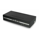 IOGEAR 4-Port Dual View DisplayPort/HDMI Secure KVM Switch w/Audio and CAC support