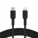 Belkin 30W USB-C to Lightning Cable - Nylon, Braided - M/M - 2m/6.6ft - Black