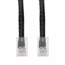 AddOn 1ft Black CAT 6 PVC Ethernet Cable Non-Booted RJ-45 M/M
