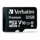 32GB Premium microSDHC Memory Card with Adapter, UHS-I V10 U1 Class 10