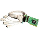 Brainboxes 4 Port RS232 Low Profile PCI Serial Port Card DB9