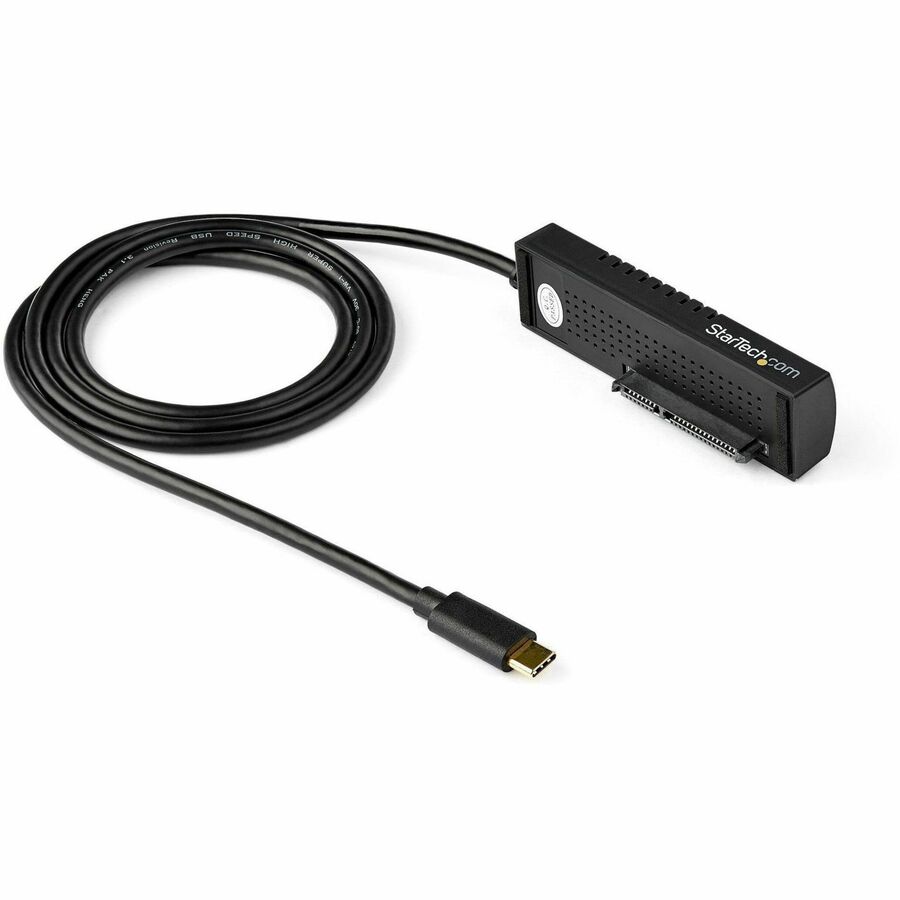 StarTech SATA to USB-C Cable, USB 10Gbps to 2.5in and 3.5in SATA I II III Hard Drive Adapter, Converter for SSD or HDD Data Transfer