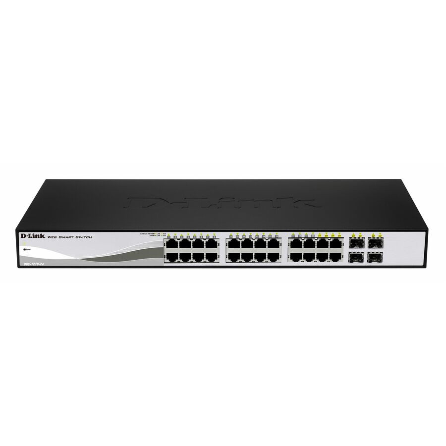 D-Link 28 Port PoE Gigabit Smart Switch Including 4 Combo SFP Ports