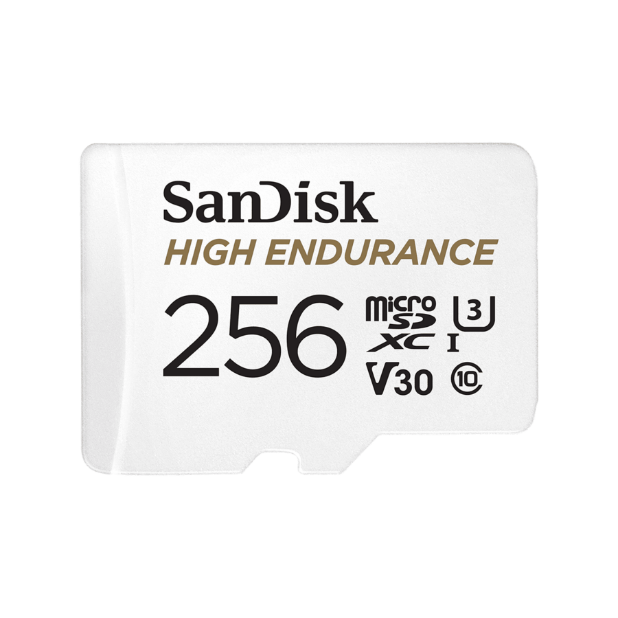SanDisk High Endurance 256 GB Class 10/UHS-I (U3) microSDXC