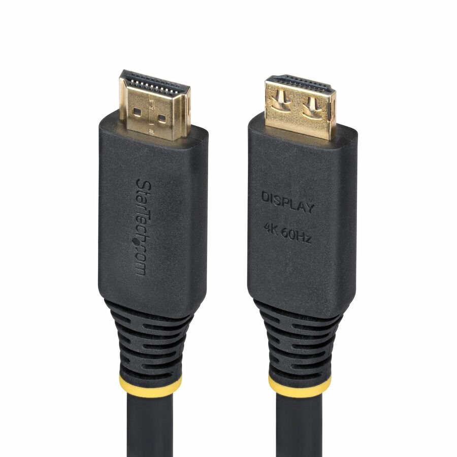 StarTech 35ft (10.6m) Active High Speed HDMI Cable with Gripping Connectors, 4K 60Hz/1440p 144Hz 18Gbps, UHD HDMI Cord, TPE Jacket