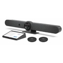 Logitech Rally Bar (TAA-Compliant Version) & Logitech Tap with Cat5e & Rally Mic Pod - TAA
