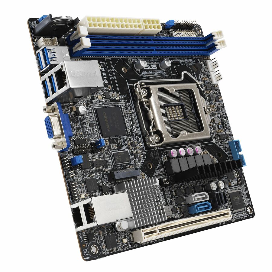 Asus P12R-I Server Motherboard - Intel C252 Chipset - Socket LGA-1200 - Mini ITX