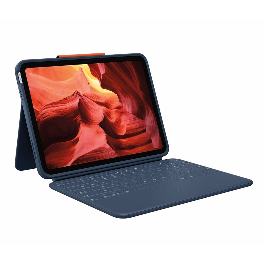 Logitech Rugged Combo 4 Rugged Keyboard/Cover Case Apple iPad (10th Generation & A16) Tablet