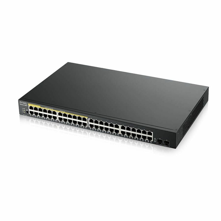 ZYXEL GS1900-48HPv2 24-Port Gigabit Smart Managed PoE Switch | 24 PoE+ Ports at 170W with 2 SFP Uplinks