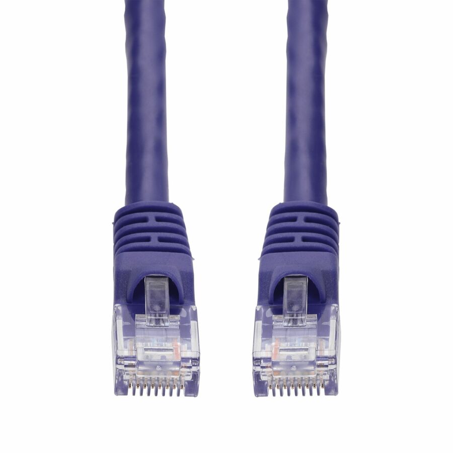 AddOn 5ft Purple CAT 6 PVC Ethernet Cable Snagless Bubble Boot RJ-45 M/M