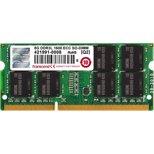 Transcend 8GB DDR3L 1600 ECC-SODIMM CL11 2Rx8