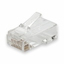 AddOn 100-Pack of Clear, CAT6 RJ-45 Connectors