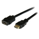 StarTech 2m HDMI Extension Cable, HDMI Male to Female Cable, 4K HDMI Cable Extender, 4K UHD HDMI Cable with Ethernet M/F, HDMI 1.4