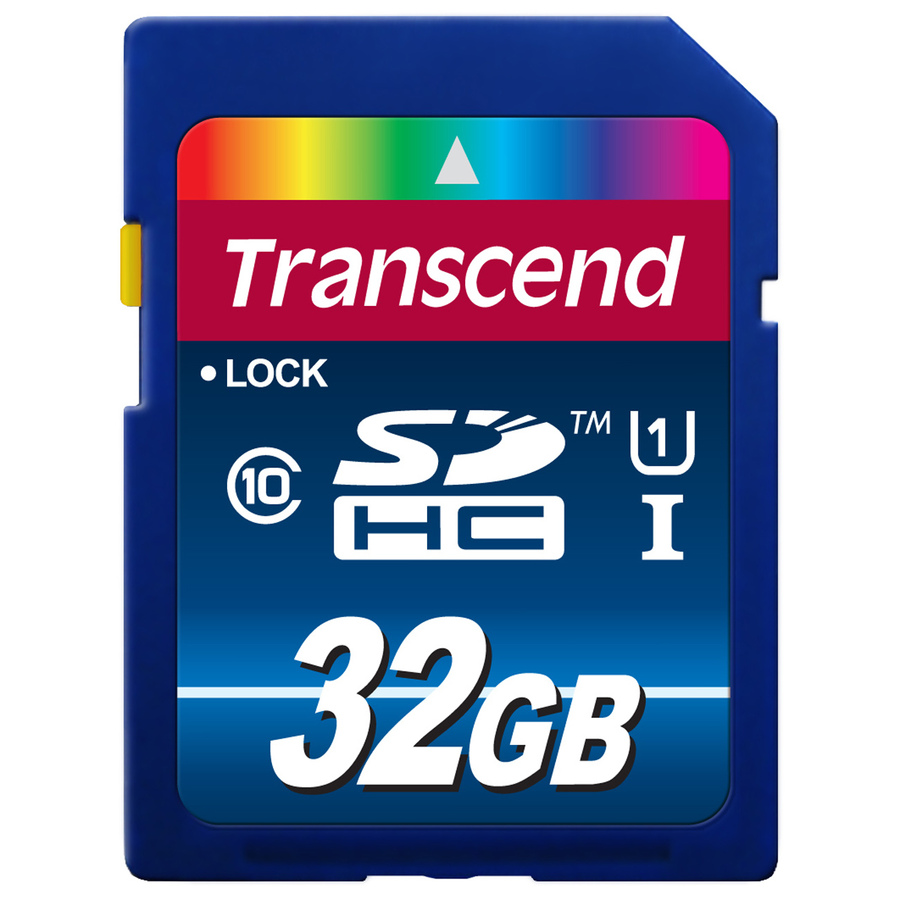 Transcend 32 GB Class 10/UHS-I SDHC - 1