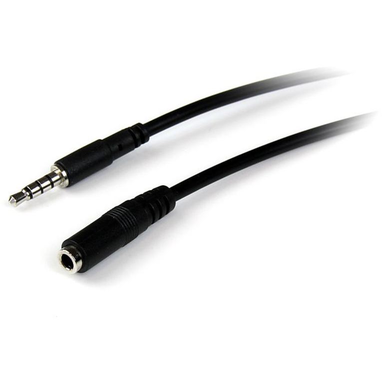 StarTech 2m 3.5mm 4 Position TRRS Headset Extension Cable - M/F