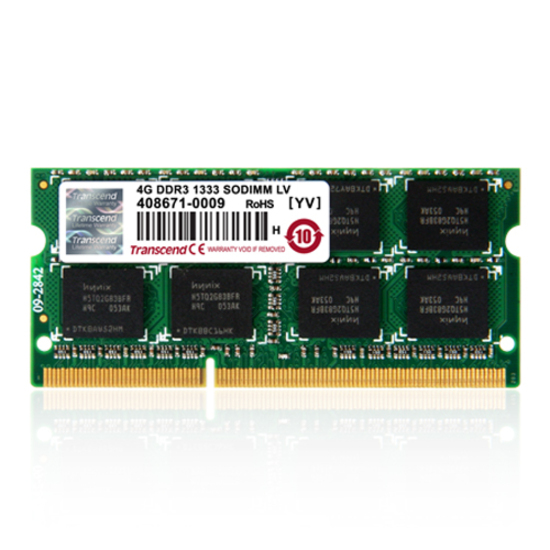 Transcend 2GB DDR3 1600 SO-DIMM CL11 1Rx8