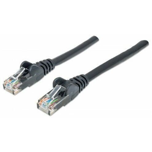Network Patch Cable, Cat6, 2m, Black, CCA, U/UTP, PVC, RJ45, Gold Plated Contacts, Snagless, Booted, Lifetime Warranty