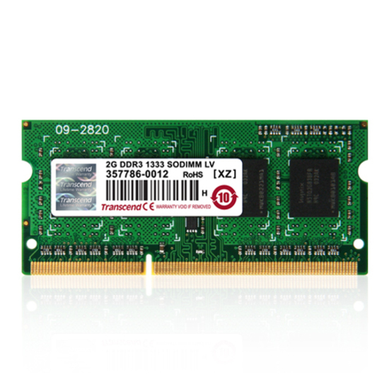 Transcend DDR3L 1600 SO-DIMM 8GB 11-11-11 2Rx8 1.35V