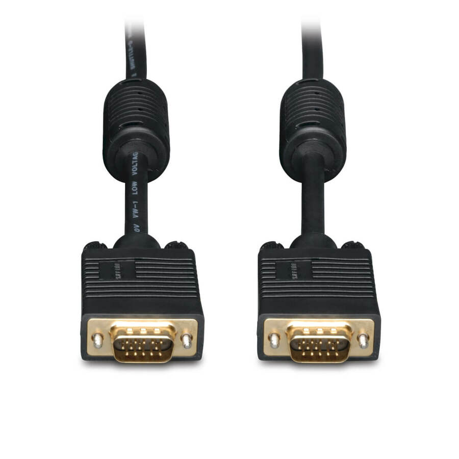 Tripp Lite by Eaton VGA High-Resolution RGB Coaxial Cable (HD15 M/M) 6 ft. (1.83 m)