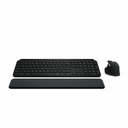 Logitech MX Keys S Combo - Performance Wireless Keyboard and Mouse with Palm Rest, Bluetooth - Black