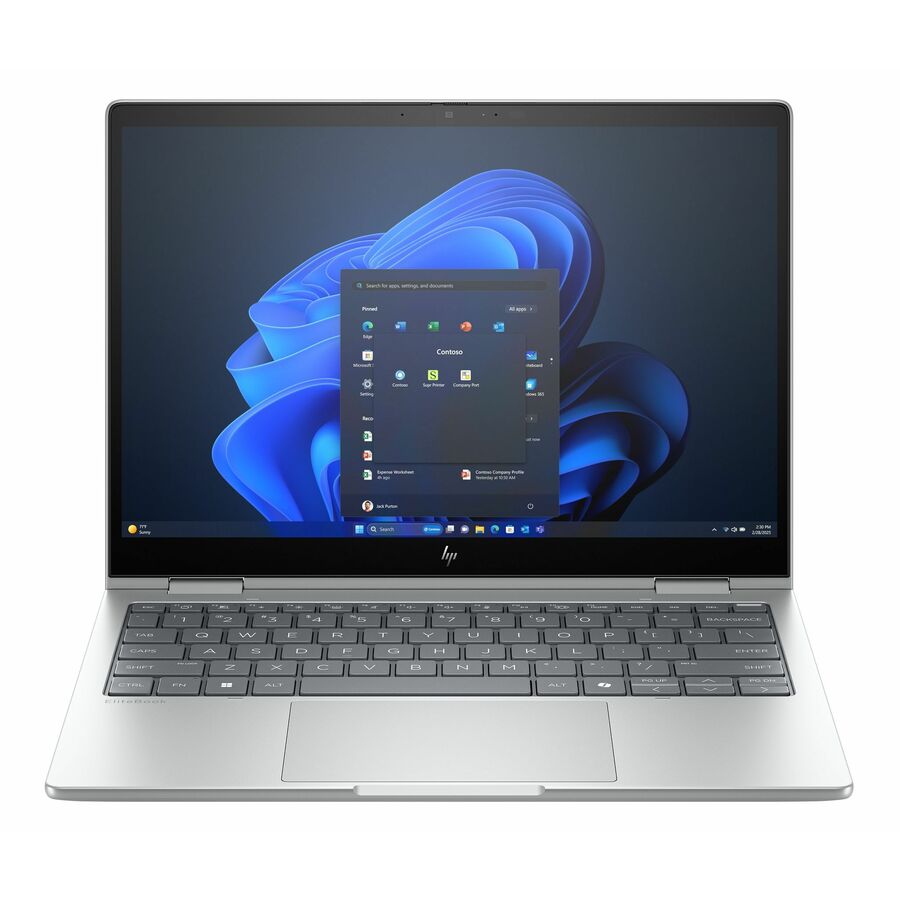 HP EliteBook 8 Flip G1i 13.3" Touchscreen Convertible 2 in 1 Notebook - WUXGA - 60 Hz - Intel Core Ultra 5 235U - vPro Technology - 32 GB - 512 GB SSD - English Keyboard - Glacier Silver