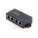 StarTech 2-Port PoE+ Injector, 10/100/1000Mbps, PoE/PoE+ (802.3af/802.3at), 30 Watt, 1Gbps Ethernet, Wall Mountable, Unmanaged