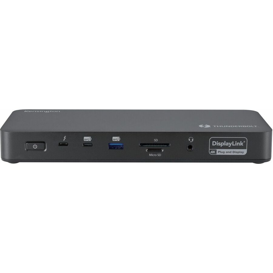 Kensington SD5910T Thunderbolt 4 USB4 USB-C Quad 4K Docking Station with DisplayLink Technology, 100W Power Delivery