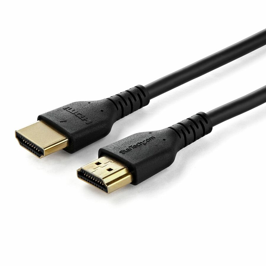 StarTech 5ft (1.5m) Slim HDMI Cable, Flexible Premium HDMI 2.0 Cord with Ethernet, 4K 60Hz HDR10, Aramid Fiber with TPE Jacket