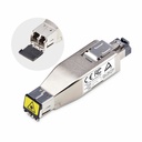 StarTech Gigabit Fiber to RJ45 Ethernet Media Converter Dongle, PoE Powered, SMF/MMF, Single/Multimode Optical Fiber, TAA