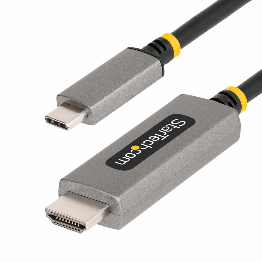 StarTech 10ft (3m) USB-C to HDMI Adapter Cable, 8K 60Hz, 4K 144Hz, HDR10, USB Type-C to HDMI 2.1 Converter, USB-C/USB4/TB3/4 Compatible