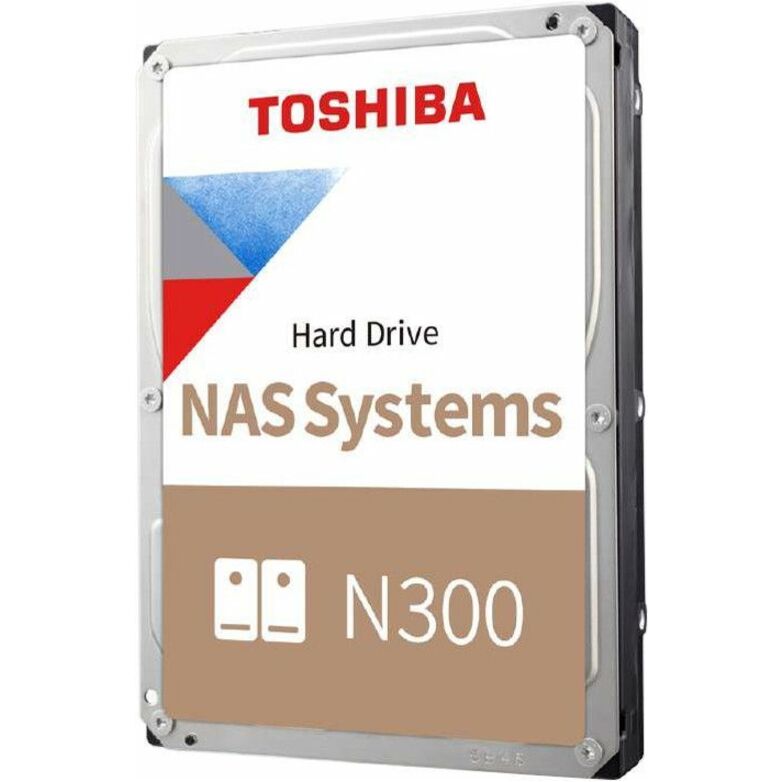 Toshiba N300 HDWG51GXZSTA 16 TB Hard Drive - 3.5" Internal - SATA (SATA/600) - Conventional Magnetic Recording (CMR) Method