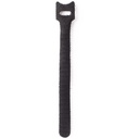 StarTech 6in (15cm) Hook and Loop Cable Ties, Black, Reusable Cable Straps, Adjustable and Flexible for Cable Management - 50 Pack