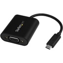 StarTech USB-C to VGA Adapter, 1920x1200, USB C Adapter, USB Type C to VGA Monitor / Projector Adapter, TAA