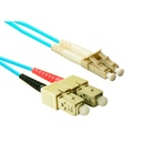 ENET 4M SC/LC Duplex Multimode 50/125 10Gb OM4 or Better Aqua Fiber Patch Cable 4 meter SC-LC Individually Tested