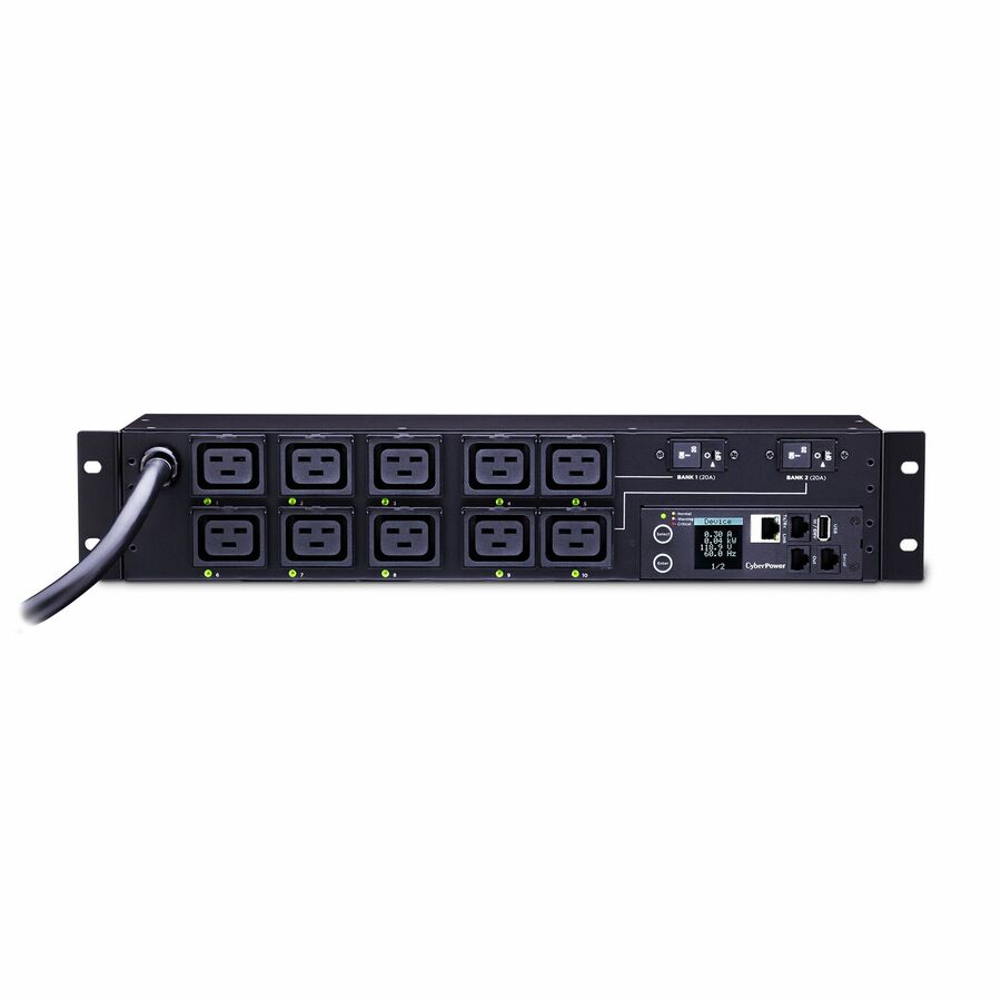 CyberPower PDU81009 200 - 240 VAC 30A Switched Metered-by-Outlet PDU