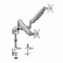 Rocstor ErgoReach Mounting Arm for LED Display, LCD Display, Monitor - Silver - Landscape/Portrait