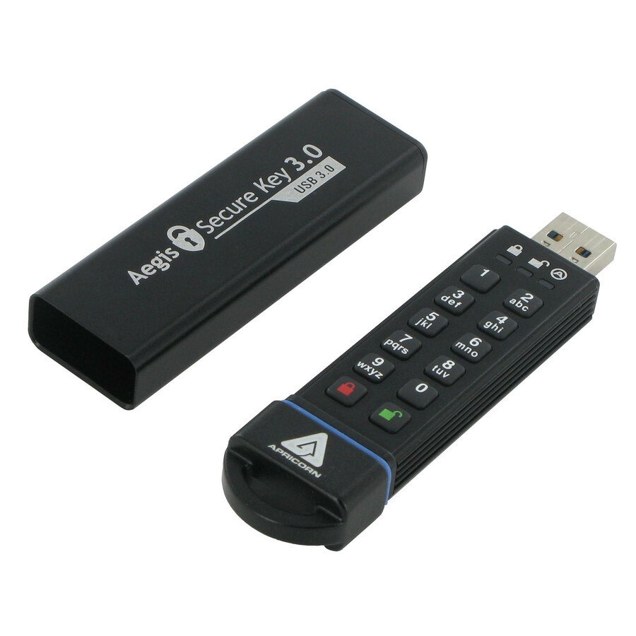 Apricorn 16GB Aegis Secure Key USB 3.0 Flash Drive