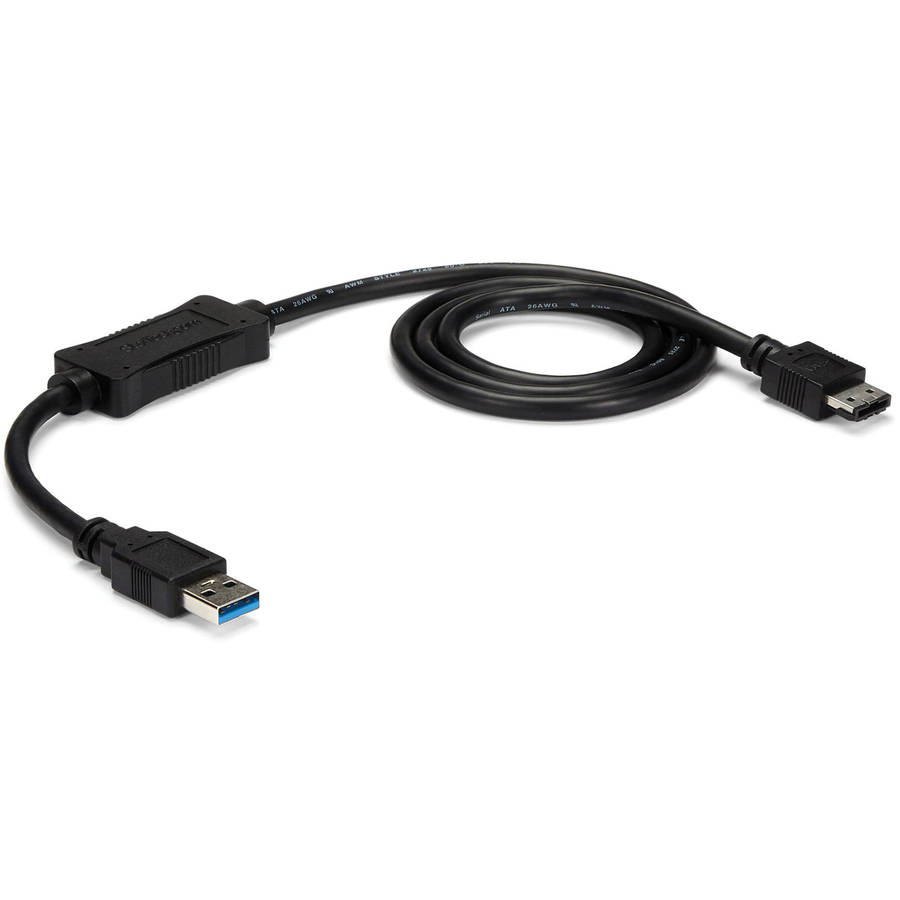 StarTech USB 3.0 to eSATA HDD / SSD / ODD Adapter Cable - 3ft eSATA Hard Drive to USB 3.0 Adapter Cable - SATA 6 Gbps