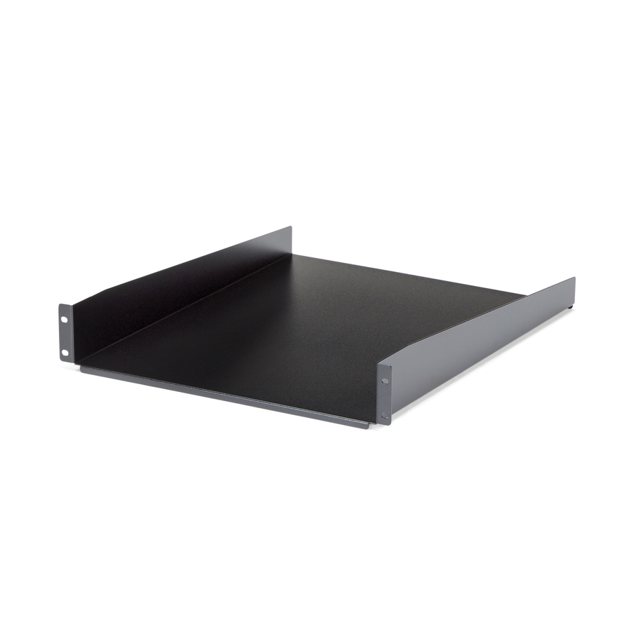 StarTech.com 2U Server Rack Cabinet Shelf - Fixed 22" Deep Cantilever Rackmount Tray for 19" Data/AV/Network Enclosure w/cage nuts, screws - 2U 19in server rack cabinet shelf 22in deep - EIA/ECA-310 Cantilever tray w/universal fit in Data/Network enclosures w/cage nuts & screws for mounting - Heavy-duty easy to install, durable design w/ SPCC commercial cold-rolled steel 50lb weight cap.