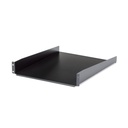 StarTech 2U Server Rack Cabinet Shelf, Fixed 22" Deep Cantilever Rackmount Tray for 19" AV/Network Enclosure w/Cage Nuts/Screws, TAA