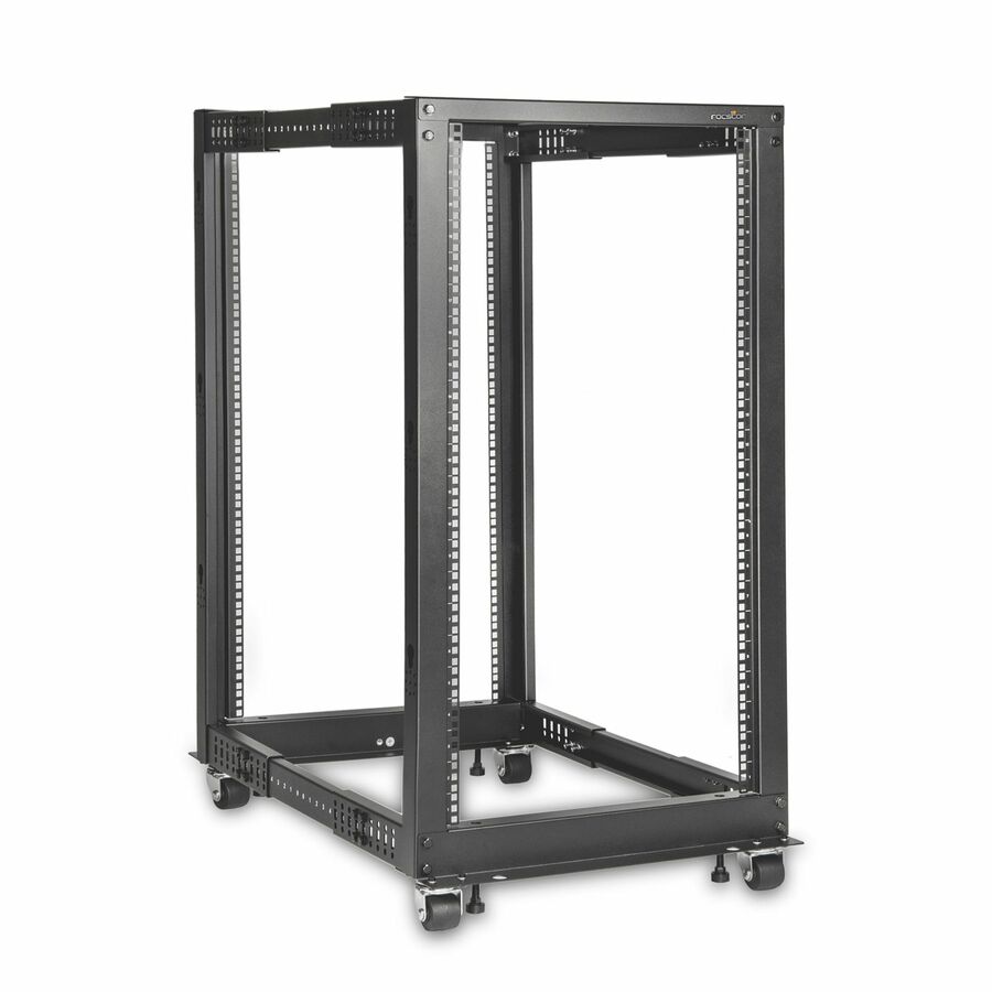 Rocstor SolidRack Open Frame 4-Post Adjustable Depth Rack