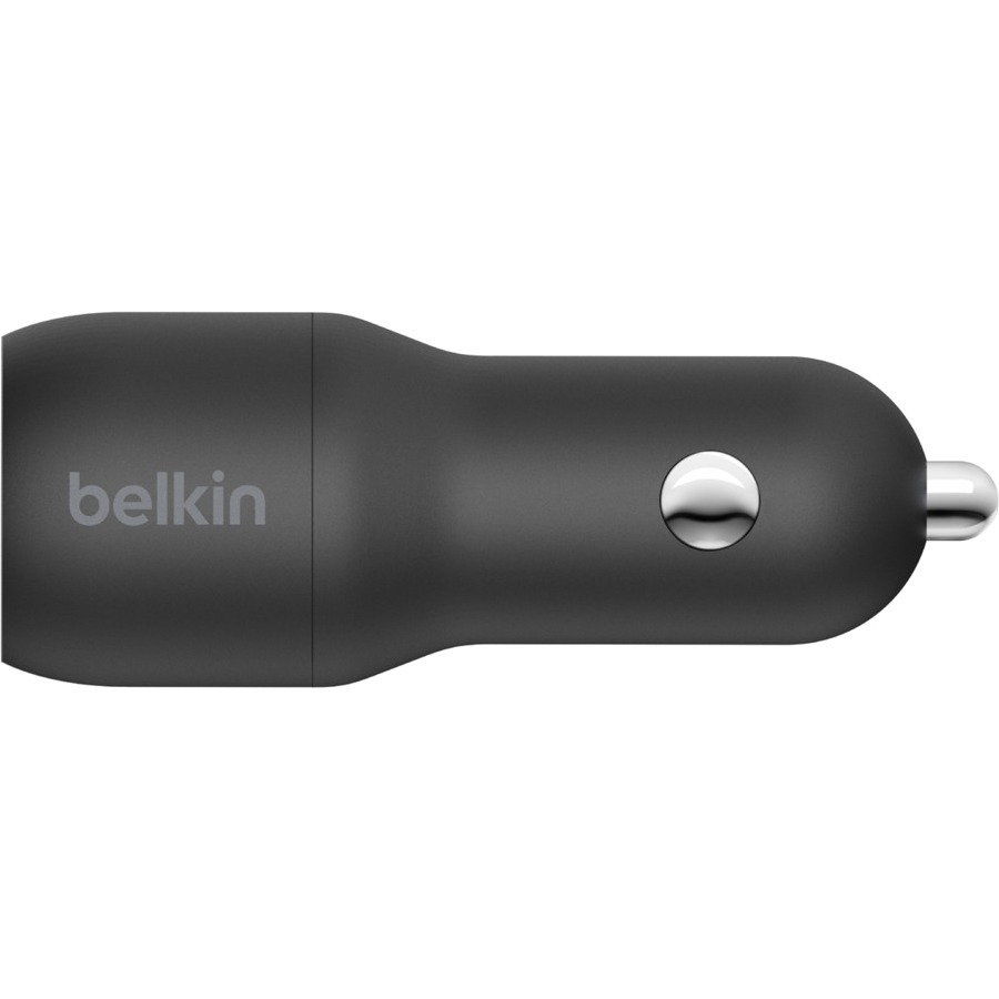 Belkin BoostCharge Dual USB-A Car Charger 24W + USB-A to USB-C Cable