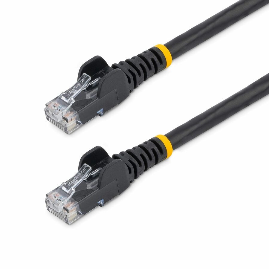 StarTech 14ft CAT6 Ethernet Cable - Black Snagless Gigabit - 100W PoE UTP 250Mhz Category 6 Patch Cord UL Certified Wiring/TIA