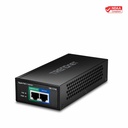 TRENDnet Gigabit PoE++ Injector, Supplies PoE (15.4W), PoE+ (30W), or PoE++ (60W), Network A PoE Device Up To 100m(328 ft), Supports IEEE 802.3af,802.at, Plug & Play, Black, TPE-117GI