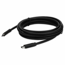 AddOn 5-Pack of 1m USB 3.1 (C) Male to Male Black Cables