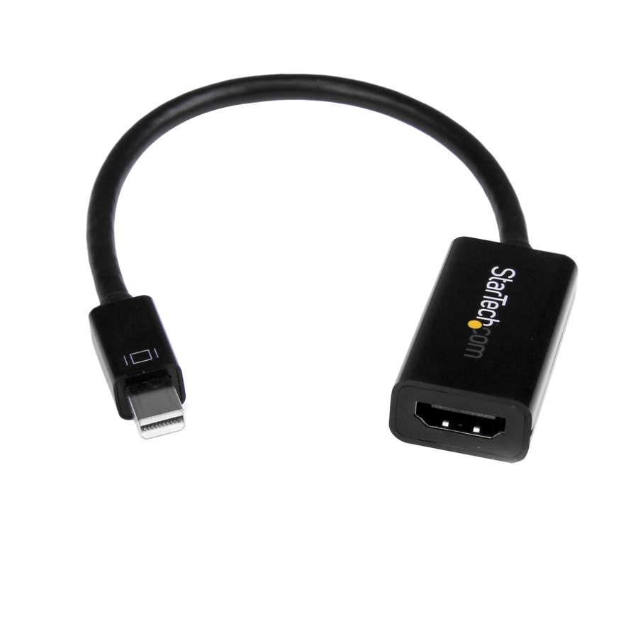 StarTech Mini DisplayPort to HDMI Adapter, Active Mini DP to HDMI Video Converter for Monitor/Display, 4K 30Hz, mDP to HDMI Adapter